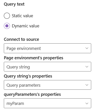 Query String param connect