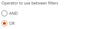 "Operator filters"