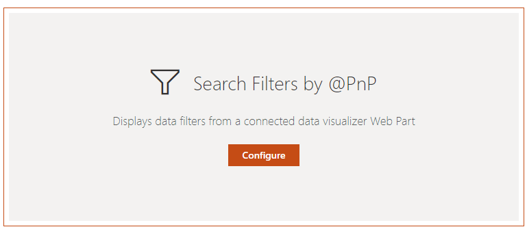 "PnP Search Filters Web Part"