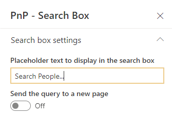 configure Search Box